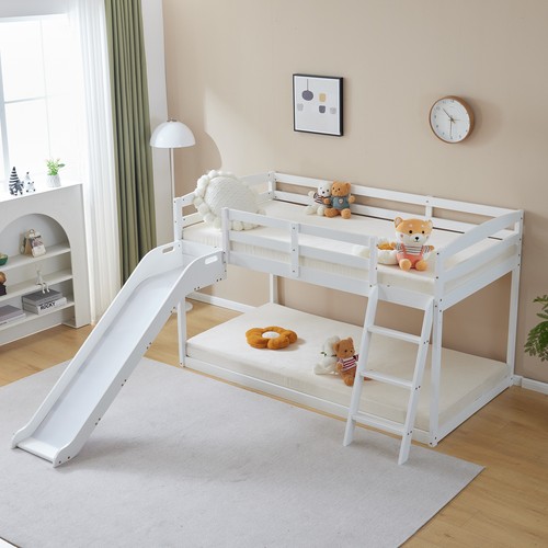 Low bunk bed - bunk, twin