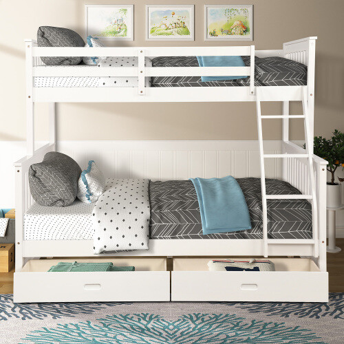 Twin over full - bunk, w/