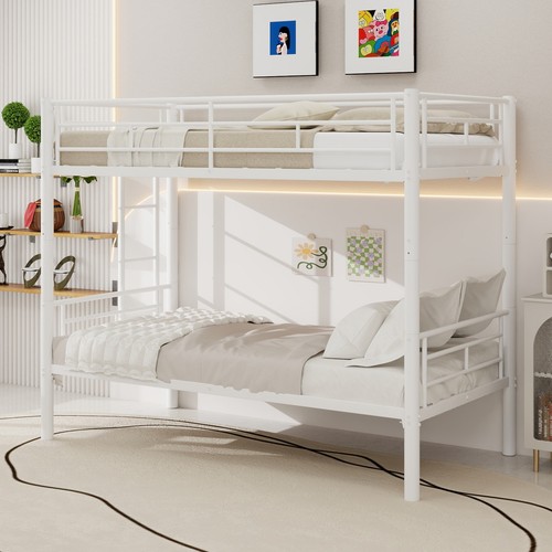 Twin over metal bunk - over,